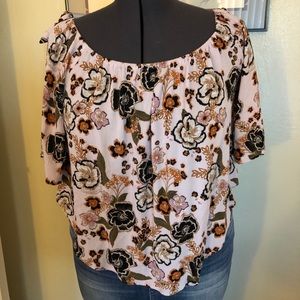 Shyanne floral open sleeved blouse